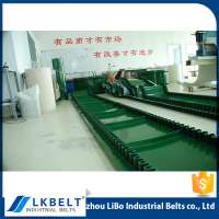 Large angle sidewall corrugated national standard pvc conveyor belt with durable large loading capacity