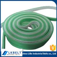 Professional Design Industrial green pu sponge timing belt