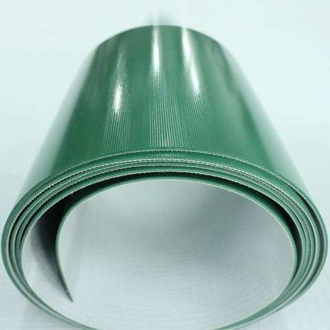 high strength cheap flat grain mini pvc green belt conveyor