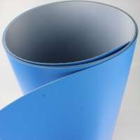 China high performance blue flat pu conveyor belt for lightweight industry