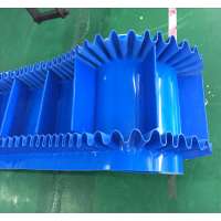 OEM Customized PVC/ PU Cleated Electric Conveyor Belt With Baffle Plate For Food Industry